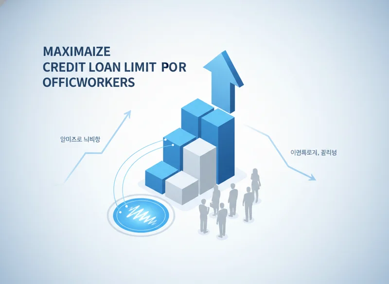 4. 직장인 신용대출 한도를 최대한 끌어올리는 실전 전략